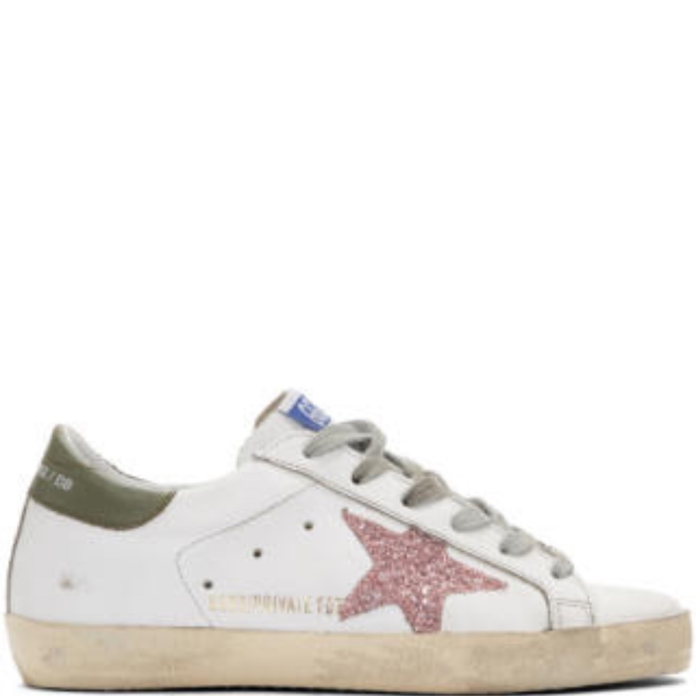 Ssense Exclusive Pink Golden Goose Superstar